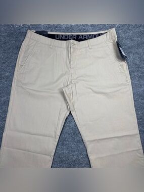 Under Armour Golf Pants 42x32 Khaki NWT